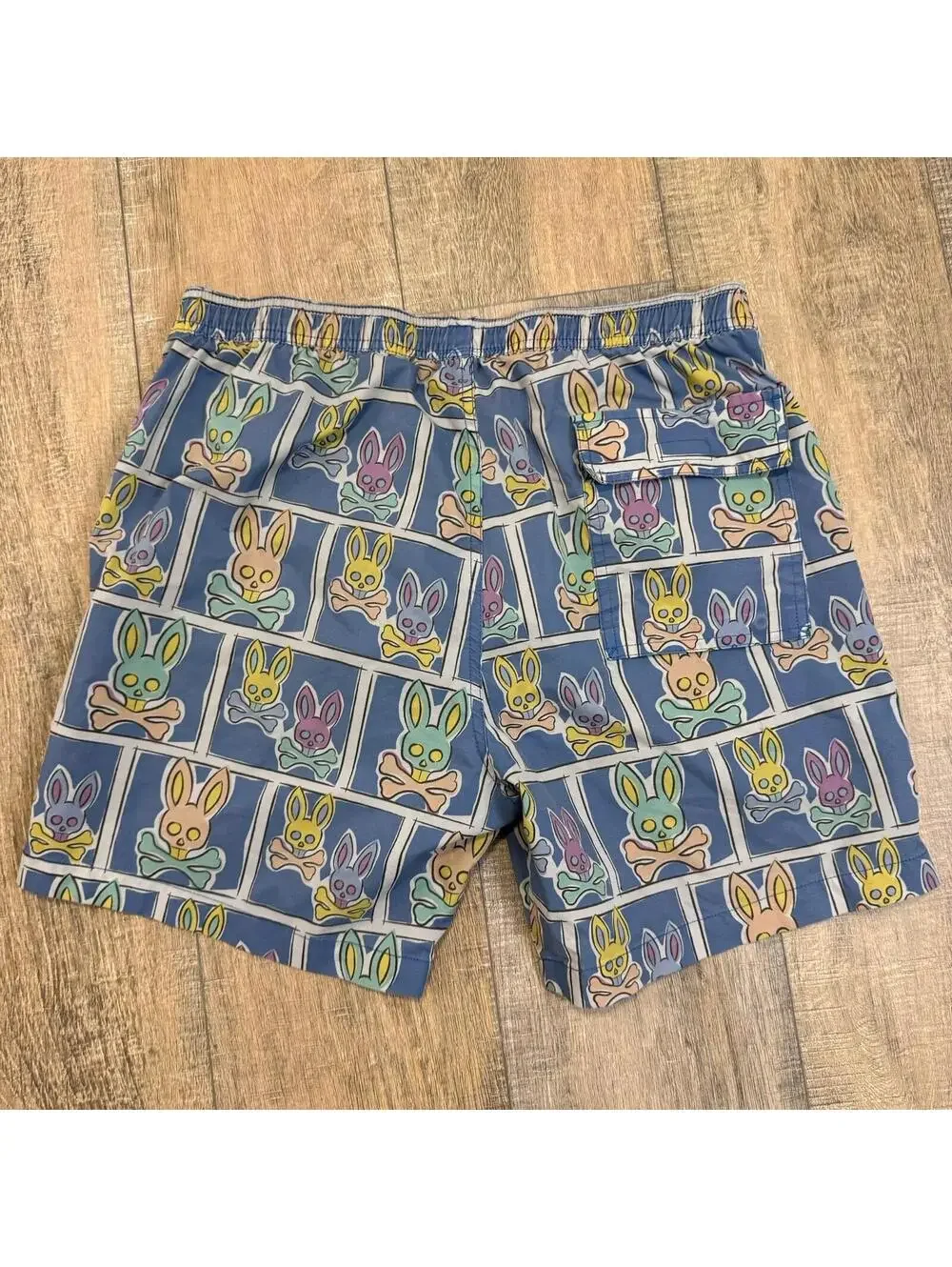Psycho Bunny James Bunny Bal Harbour Men's Swim Trunks Size Large